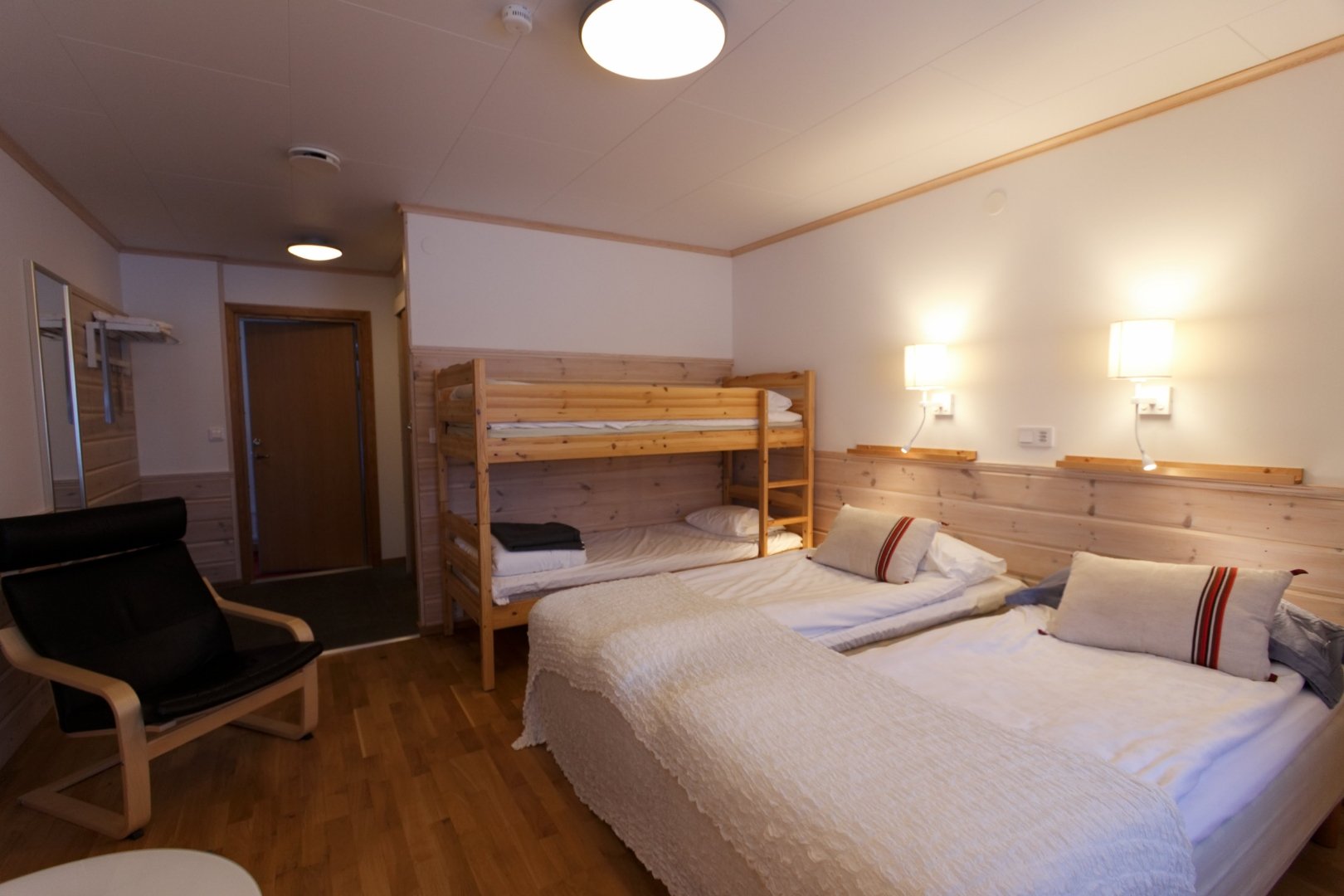 Familjerum på Värdshuset Flottaren i Vansbro — foto från hotellet.
